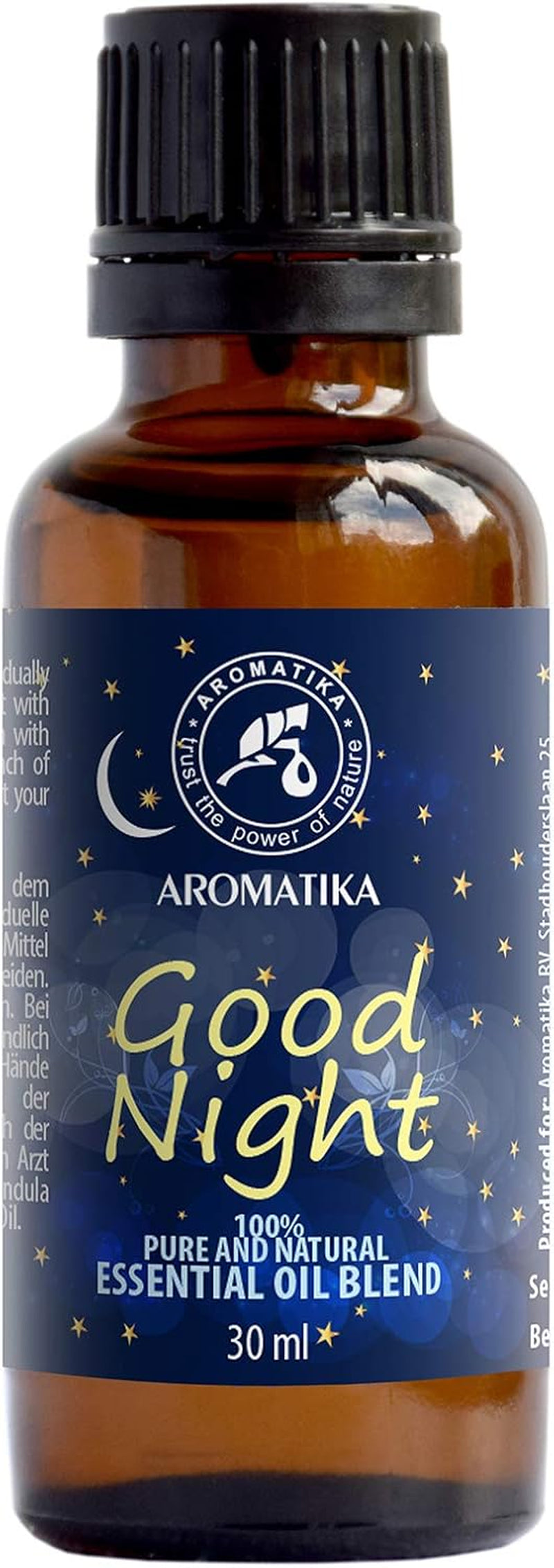 BONNE NUIT 30Ml - Mélange De Arômes Avec Pur Et Naturel Huile Essentielle De Lavande Et Huile De Sauge Pour Un Rêve Doux - Aromalamp - Aromathérapie - Essentials Oils Blend for Good Night