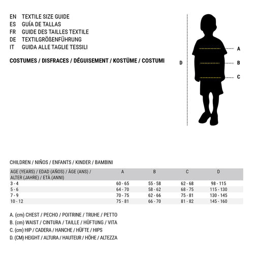 Costume for Children Red (1 Piece)