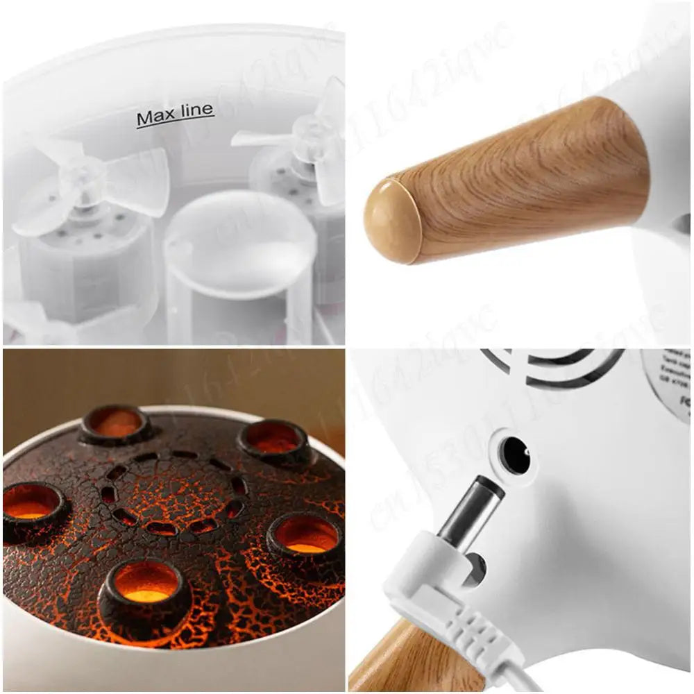 Aromatherapy Jellyfish Humidifier with Remote – Essential Oil Diffuser & Colorful LED Night Light for Home, Bedroom & Office