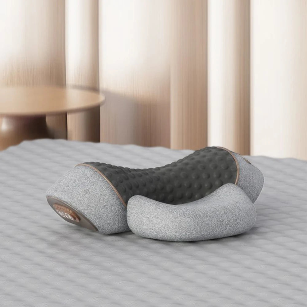 3-in-1 Neck Massager Pillow – Orthopedic Cervical Traction & Hot Compress for Neck Pain Relief