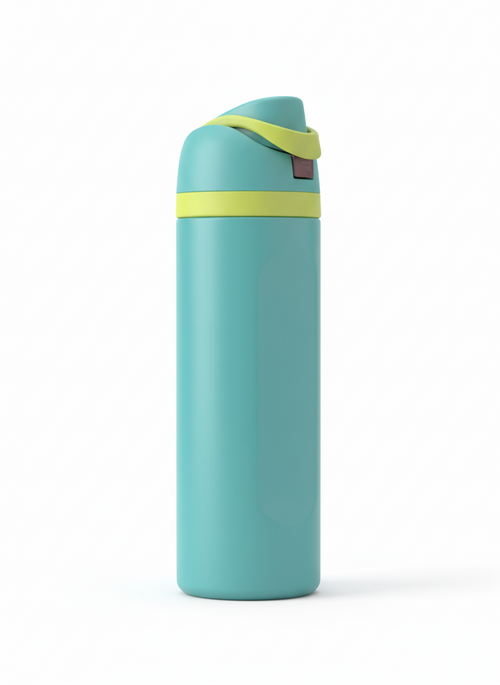 FreeSip Insulated Stainless Steel Water Bottle with Straw- 24oz