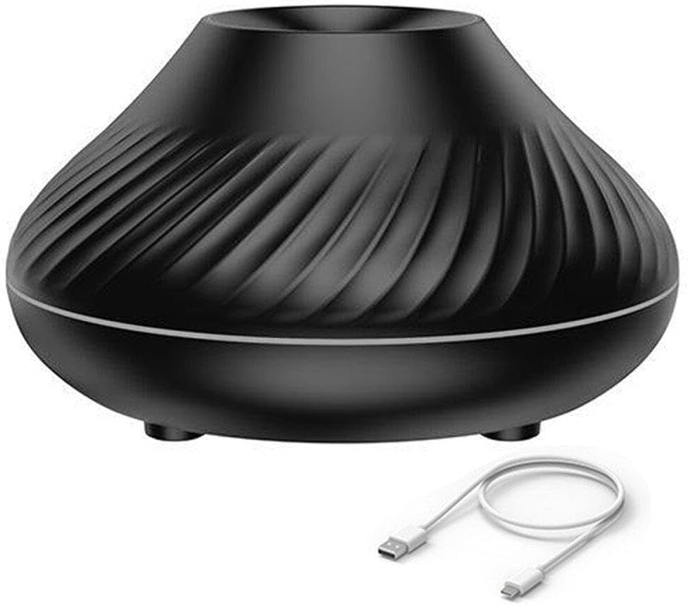 Air Flame Aroma Volcano Fire Diffuseur Pour L'Huile Essentielle, Humidificateur Électrique 7 Color Night Light Aromatherapy Ultrasonic Fool Mist Mist Diffuseur Pour La Maison, La Chambre, Le Yoga, Le